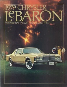 1979 Chrysler LeBaron Sales Brochure - Mint! - Picture 1 of 1