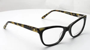 BCBG MAXAZRIA Justine Black Tokyo Tortoise Cat Eye Womens Eyeglasses 51mm - Picture 1 of 6