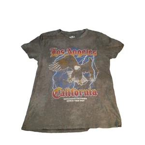 Hollister Tshirt Women Sz XS World Tour Los Angeles California 1999 Casual Retro - Picture 1 of 8