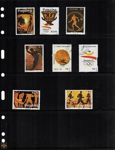 (5) VARIO 4S PLUS 4 Pocket Pages for Stamps, Currency & Other Collecting, Black - Picture 1 of 7