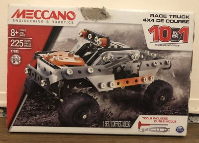 Camión de carreras MECCANO Ingeniería y Robótica 4x4 De Course 225 piezas con herramientas NUEVO Foto 1 de 4