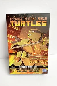 BST AXN Teenage Mutant Ninja Turtles Leonardo Actionfigur & Comic - Bild 1 von 8