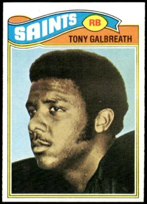 1977 Topps #257 Tony Galbreath - Image 1 of 2