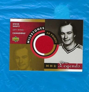 STEVE SHUTT 2001-02 UPPER DECK LEGENDS MILESTONES JERSEYS GAME USED CANADIENS!  - Bild 1 von 1