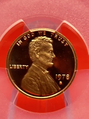 1978-S Lincoln Cent PR69RD DCAM PCGS✨🇺🇸💯 - Image 1 of 4