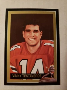 1992 Heisman série II #52 Vinny Testaverde 1986 Miami Hurricanes / Buccaneers  - Photo 1 sur 2