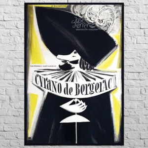 Poster Cyrano De Bergerac, 1957 | 24x34" Big size A1 | Old Polish movie affiche - Picture 1 of 4