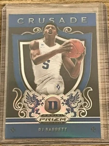 RJ BARRETT 2019 Panini Prizim Draft Picks Blue Crusade Card #72 - Picture 1 of 2