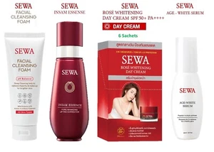 SEWA Facial Foam Insam Essence Rose Whitening Day Cream Serum Lifting Anti Aging - Picture 1 of 19