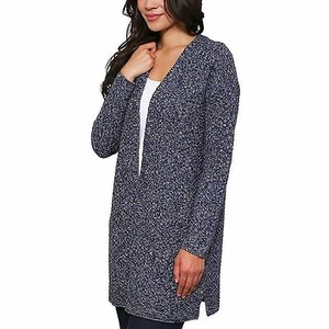 Maglione cardigan lungo aperto tessuto donna Leo e Nicole taglia S M L - Foto 1 di 4