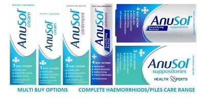 Hemorrhoids Piles Anal Itching Treatment 3/4 Way Action - Anusol Multi Variation • 5.19£
