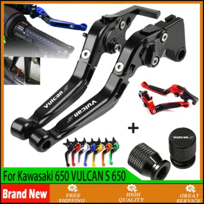 For Kawasaki 650 VULCAN S 650 Motorcycle Adjustable CNC Brake Clutch Levers New - Image 1 of 4