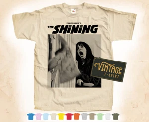 Black Print THE SHINING v1 T-SHIRT Tee Vintage Poster 12 Colors S-5XL - Picture 1 of 4
