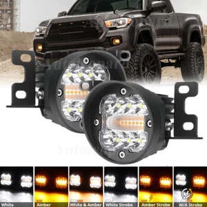 Auxbeam Flash 3"inch LED Light&Bracket Set For Tacoma/Tundra 14-22 4Runner 10-22 - Picture 1 of 12