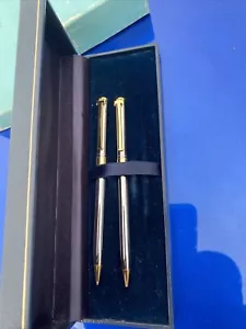 NEW TIFFANY & CO PEN/PENCIL SET T CLIP - Picture 1 of 5