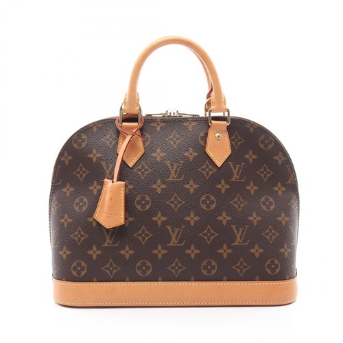 LOUIS VUITTON（LV） Borsa a mano Louis Vuitton Alma M53151 monogramma tela pelle marrone usata donna LV