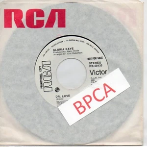 NEW 7" Vinyl Canadian Promo Gloria Kaye ‎Dr. Love (Biddu) Tina Charles Disco Hit - Bild 1 von 1