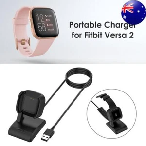 USB Fast Charger Charging Docks Charging Base for Fitbit Versa 2 Smart Watch - Zdjęcie 1 z 8