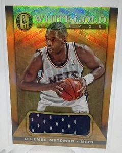 2014-15 Panini Gold Standard #43 Dikembe Mutombo White Gold Threads #/49 - Picture 1 of 2