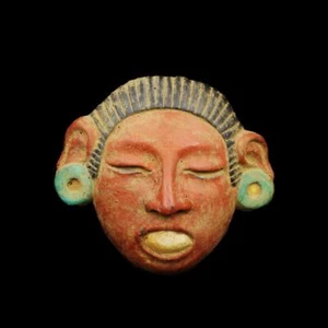 ÚNICA Figura Antigua Piedra Egipcia Faraón Busto Máscara... RARA - Imagen 1 de 2