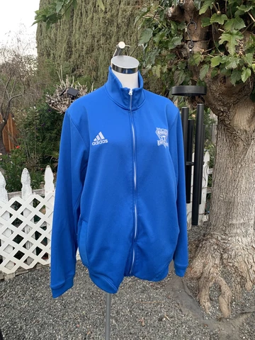 ADIDAS Men's Blue San Jose Earthquakes Soccer Team Jacket Sz XL $80 Cover
