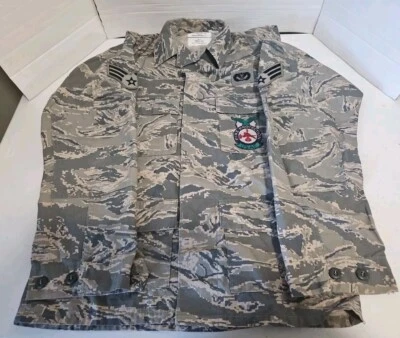 PROPPER Airman Battle Uniform Utility Coat Air Force Camouflage Mens Size 36-L - Image 1 of 4