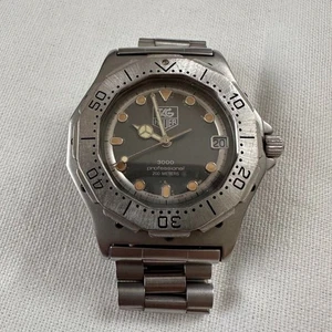 Tag Heuer Professional 3000 932.206 Free Shipping From Japan - Picture 1 of 8