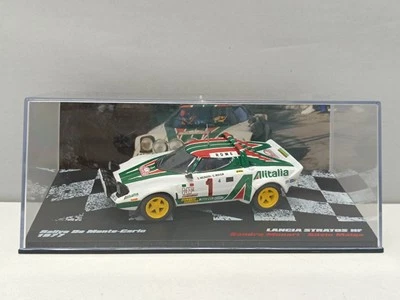 Lancia Stratos HF Rallye Monte Carlo 1977 #1 Munari Maiga Edicola 1:43 Ixo Usato - Immagine 1 di 4