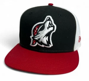 New Era ERIE SEAWOLVES Baseballmütze rot schwarz MiLB nicht verstellbar Detroit Tigers 7 3/8 - Bild 1 von 3