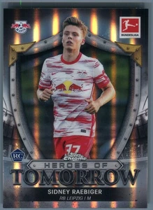 2021-22 Topps Chrome Bundesliga RB Leipzig Sidney Raebiger #HT-SR - Foto 1 di 2