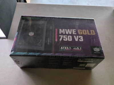 Cooler Master MWE Gold 750 V3 ATX 3.0 Full Modular PSU, 750W, 80+ Gold Efficienc - Image 1 of 2