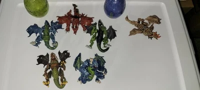 Mega Bloks Plasma Dragon: lot of 6 one for parts includes 2 eggs!!! - Image 1 of 3