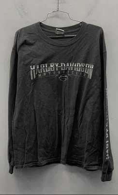 Camisa De Colección Años 90 Harley-Davidson Stinger Medina OH Motociclista Manga Larga Talla L Foto 1 de 3