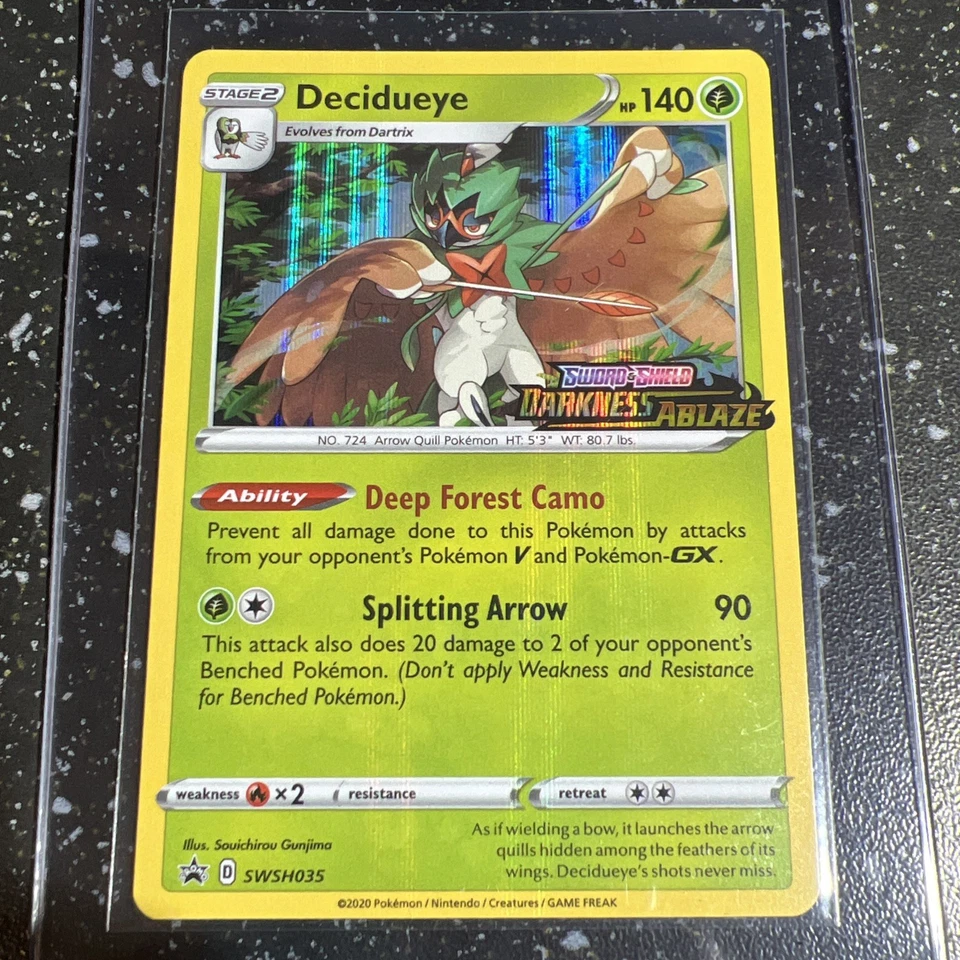 Decidueye - SWSH035 Prerelease Promo SWSH Sword & Shield Promo Cards SWSH035 C80 - Image 1 of 2
