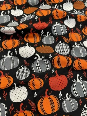 Night of the Pumpkins Halloween by David Textiles 100% Cotton Fabric - Imagem 1 de 3