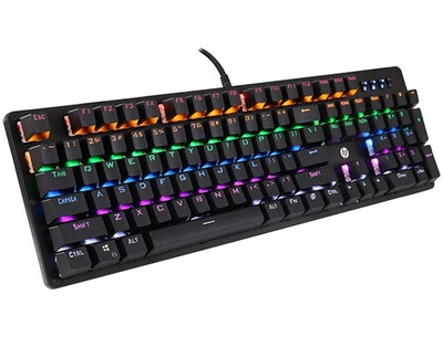HP GK100 MECHANICAL GAMING KEYBOARD - BLACK - Image 1 of 4