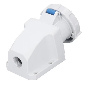 Industrial Connector Socket 32A 2P+E Surface Mounted IP67 Waterproof Socket FI - Picture 1 of 22