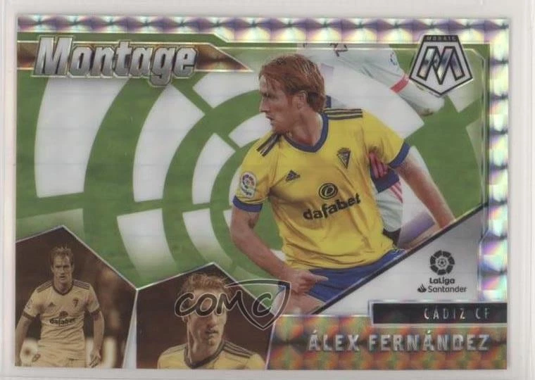 2020-21 Panini Mosaic La Liga Montage Prizm Alex Fernandez Álex Fernández #10 - Image 1 of 2