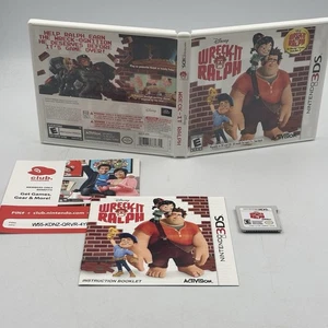 Disney Wreck-It Ralph (Nintendo 3DS, 2012) CIB Tested And Working Free Ship - Picture 1 of 10