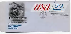 UC50 22c USA, (red), Air Letter ArtCraft FDC - Picture 1 of 1