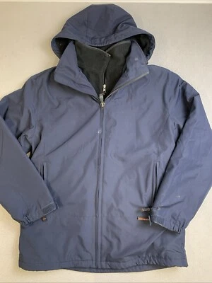 Weatherproof Jacket Men’s Size Large Soft Shell Navy Blue Fleece Lined WPL 11590 - Image 1 of 4