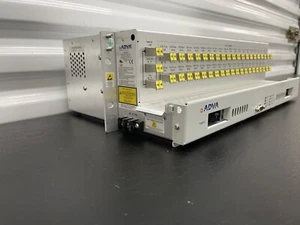 ADVA eROADM Shelf Assembly. 100-1465-01 w/40L-50S MDM, 3U, RE - Photo 1/9