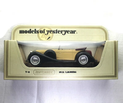 MATCHBOX MODELS OF YESTERYEAR, 1938 Lagonda Y-11 Cream. - Image 1 of 4