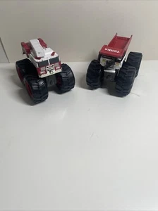 TONKA Monster Truck Hasbro Die-cast Monster Movers Firetruck , Dump Truck - Picture 1 of 8