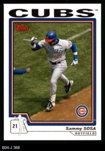 2004 Topps #368 Sammy Sosa Cubs 8 - NM/MT - Picture 1 of 2