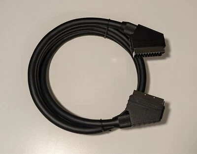 WOOKIEEWIN Male to Male RGB SCART Cable Premium Multicore Fully Shielded - 5ft - Image 1 of 3