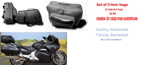 PANNIER LINER SIDE BAGS & TOP BAG FOR HONDA ST 1300 PAN EUROPEAN (PACK OF 3)  - Picture 1 of 4