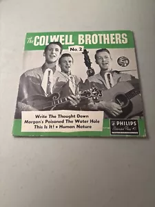 THE COLWELL BROTHERS NO 2 EP 7" VINYL 45 RPM UK PRESS ON PHILIPS W/ PS COUNTRY - Picture 1 of 4