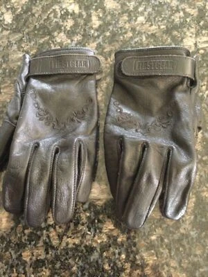 GUANTES DE MONTAR FIRST GEAR DAMAS TOPACIO CUERO NEGRO XL 50-5345 Foto 1 de 2