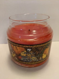 Bright Orange Hand Poured JAR CANDLE Scented Recycled Glass Jar - Picture 1 of 3